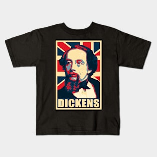 Charles Dickens Union Jack Kids T-Shirt